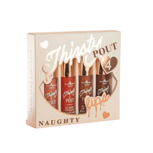 Set de 4 labios Thirsty Pout