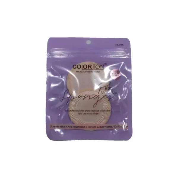 Esponjas Faciales Colorton CE208
