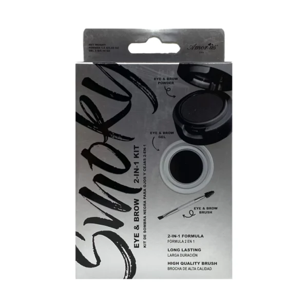 Eye & Brow Kit Negro "Smoky" - Amor Us