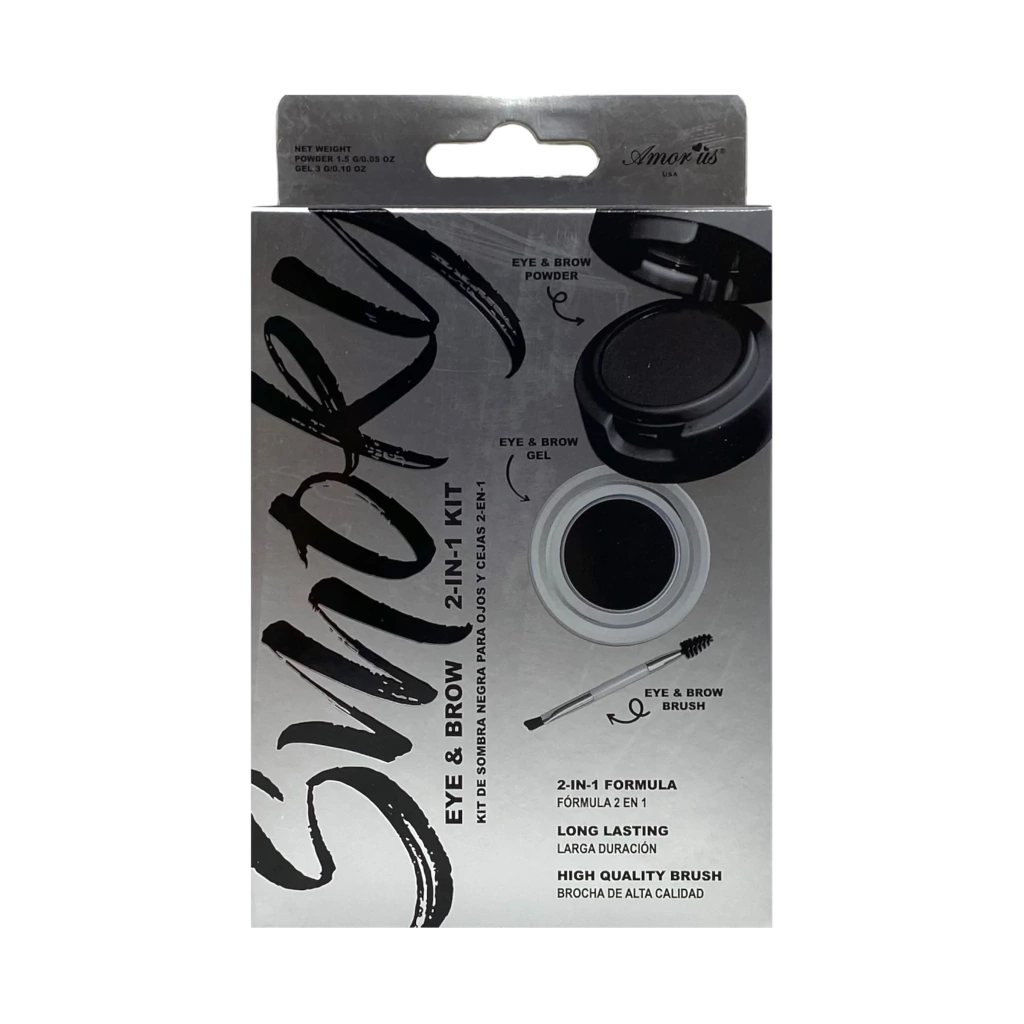 Eye & Brow Kit Negro "Smoky" - Amor Us