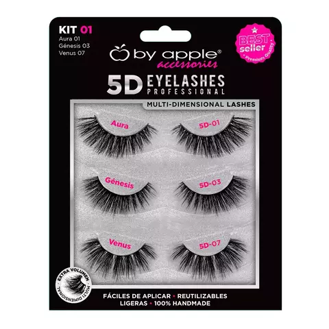 Kit de Pestañas 5D By Apple