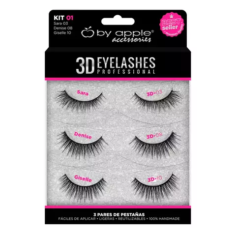 Mix de Pestañas Profesionales 3D - By Apple
