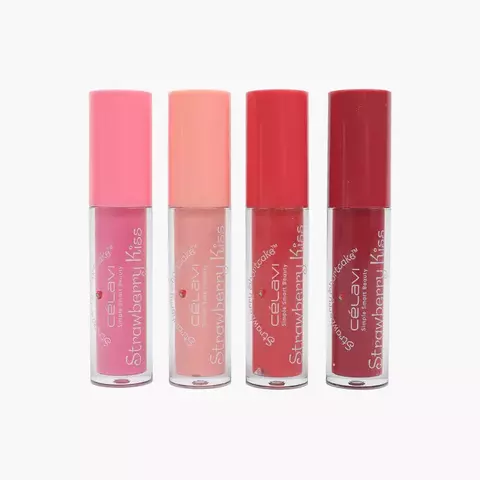 Pack de 4 Brillos Labial Strawberry Shortcake - Celavi