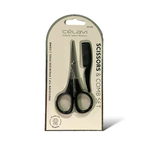 Tijera y Peine Bigotero Celavi SE018