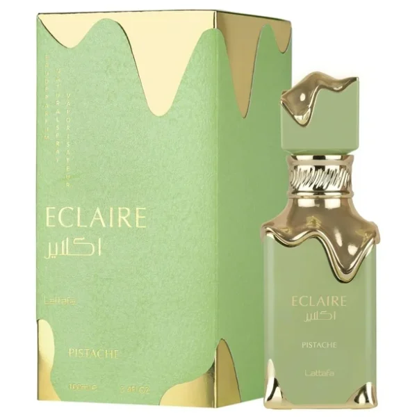 Lattafa Eclaire Pistache Eau de Parfum para mujer, 100 ml